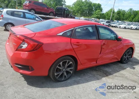 2020 Honda Civic Sport from USA, damaged, VIN 2HGFC2F87LH522376